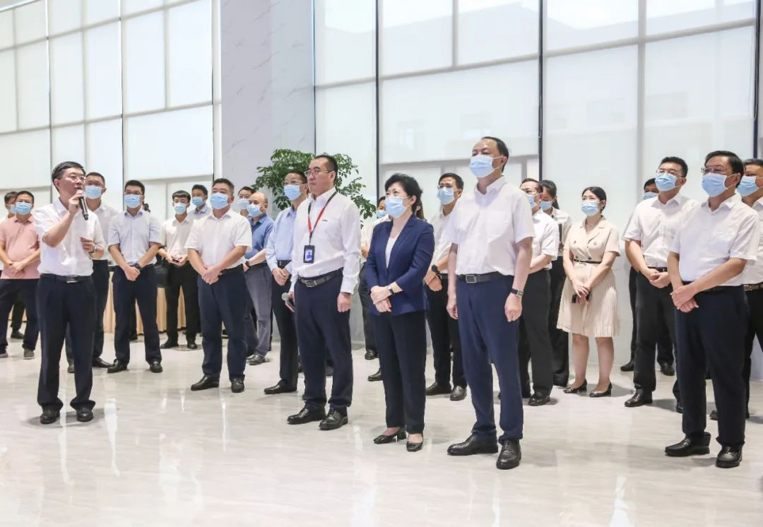 湖南省委常委、长沙市委书记吴桂英率队考察长沙恒峰g22恒丰手机娱乐官网股份智慧物联终端制造基地